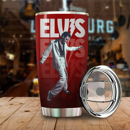 LIMITED EDITION - NEW CUSTOMIZED ELVIS PRESLEY TUMBLER CUP
