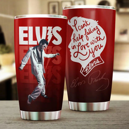 LIMITED EDITION - NEW CUSTOMIZED ELVIS PRESLEY TUMBLER CUP
