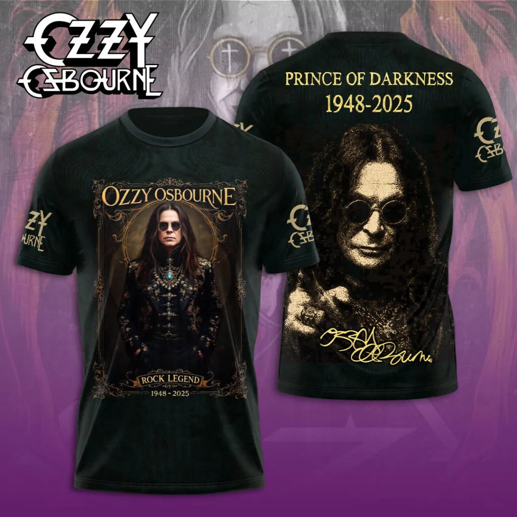 LIMITED EDITION - NEW CUSTOMIZED BLACK SABBATH x OZZY OSBOURNE T-SHIRT, HOODIE, ZIP HOODIE