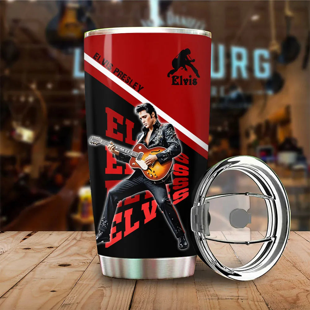 LIMITED EDITION - NEW CUSTOMIZED ELVIS PRESLEY TUMBLER CUP