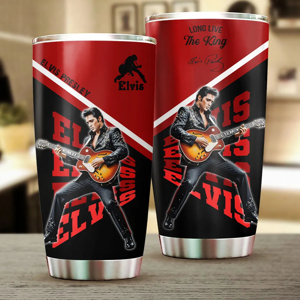 LIMITED EDITION - NEW CUSTOMIZED ELVIS PRESLEY TUMBLER CUP