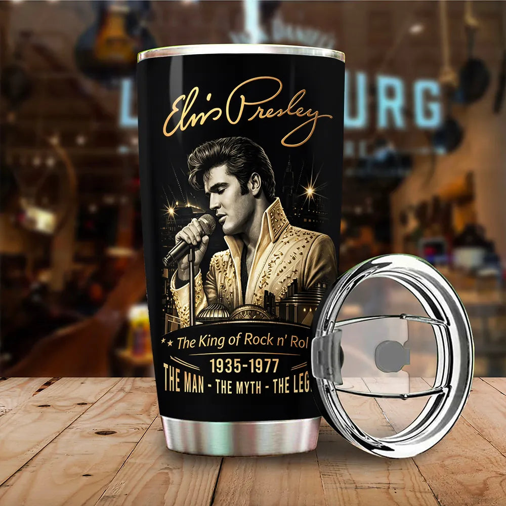 LIMITED EDITION - NEW CUSTOMIZED ELVIS PRESLEY TUMBLER CUP