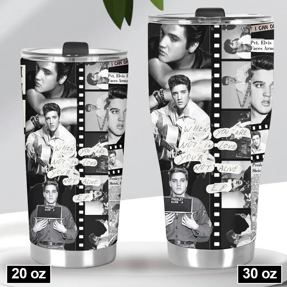 LIMITED EDITION - NEW CUSTOMIZED ELVIS PRESLEY TUMBLER CUP
