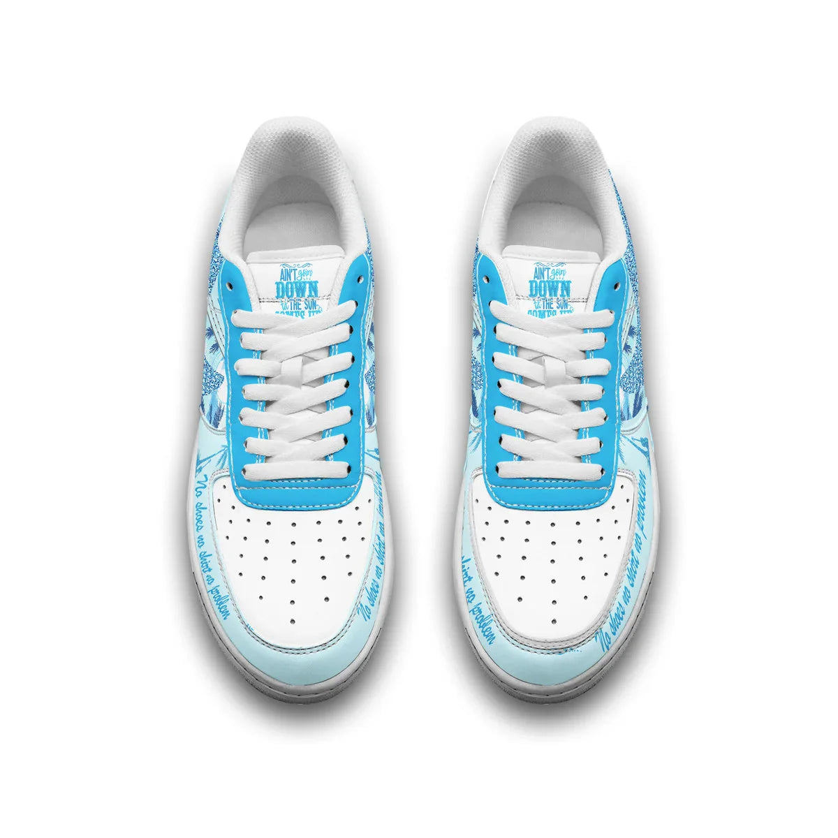 LIMITED EDITION - NEW CUSTOMIZED KENNY CHESNEY AF1 SHOES