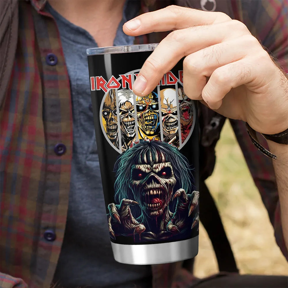 LIMITED EDITION - NEW CUSTOMIZED IRON MAIDEN TUMBLER CUP