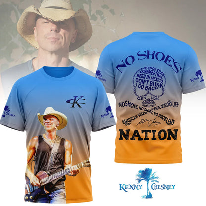LIMITED EDITION - NEW CUSTOMIZED KENNY CHESNEY T-SHIRT, HOODIE, ZIP HOODIE
