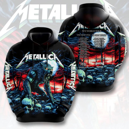 LIMITED EDITION - NEW CUSTOMIZED METALLICA T-SHIRT, HOODIE, ZIP HOODIE
