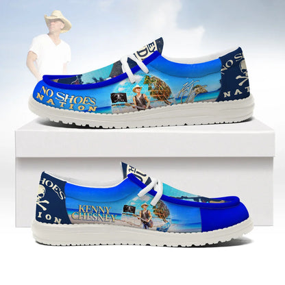 LIMITED EDITION - NEW CUSTOMIZED KENNY CHESNEY LOAFER SHOES