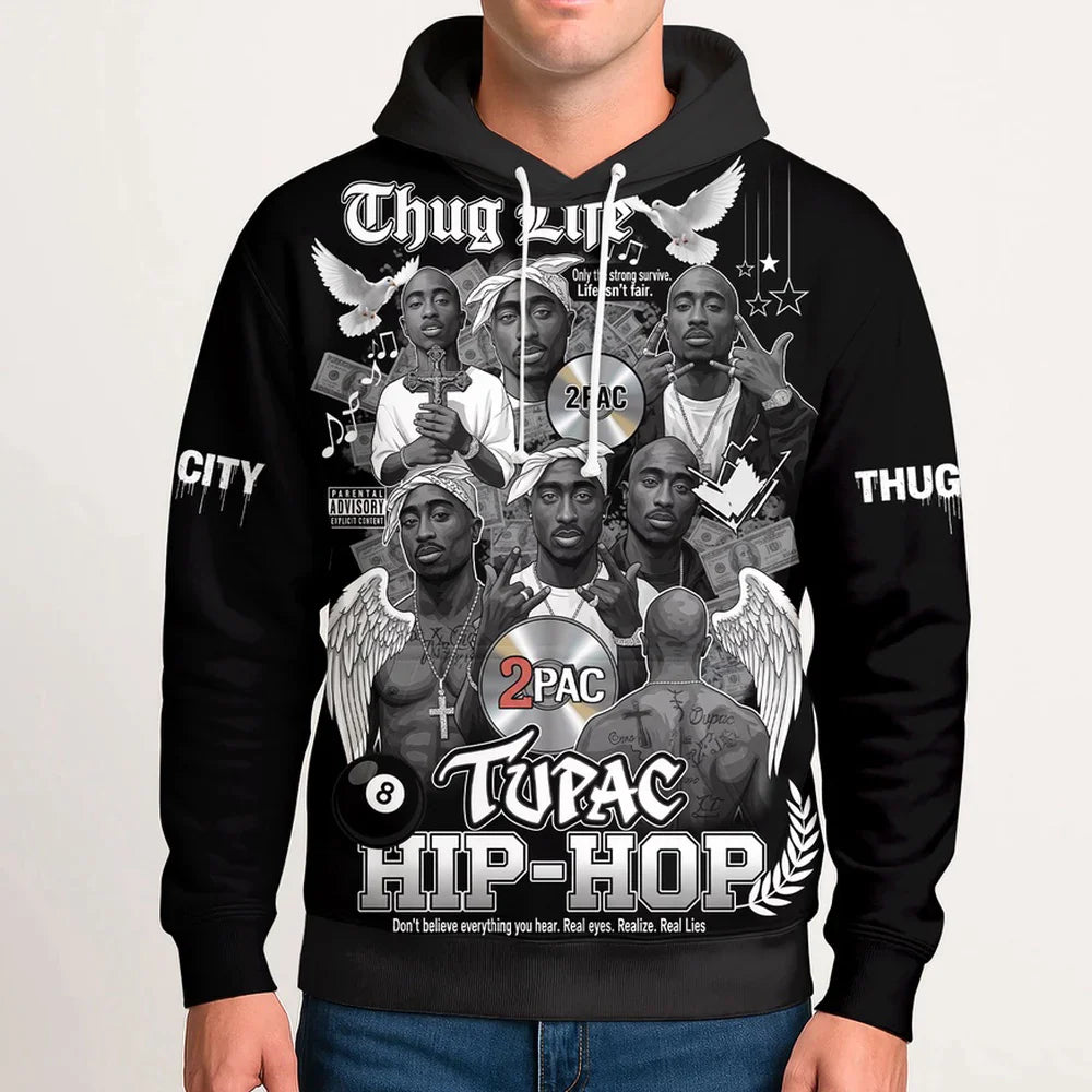 LIMITED EDITION - NEW CUSTOMIZED TUPAC SHAKUR T-SHIRT, HOODIE, ZIP HOODIE