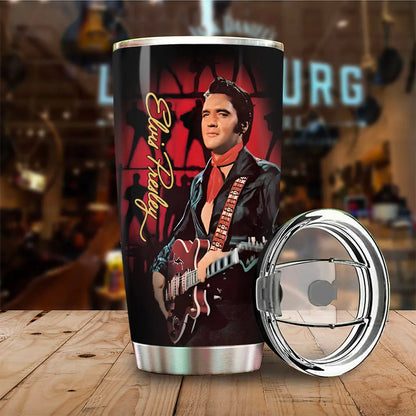 LIMITED EDITION - NEW CUSTOMIZED ELVIS PRESLEY TUMBLER CUP