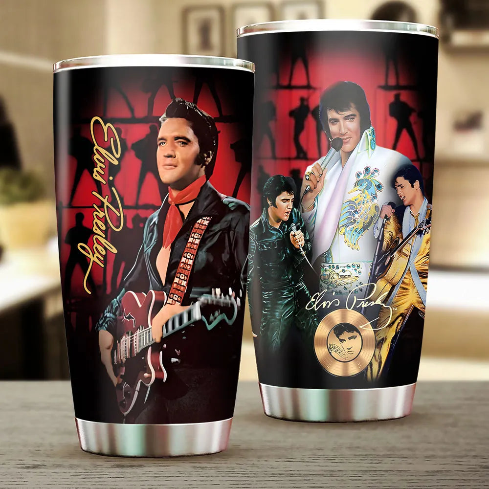 LIMITED EDITION - NEW CUSTOMIZED ELVIS PRESLEY TUMBLER CUP