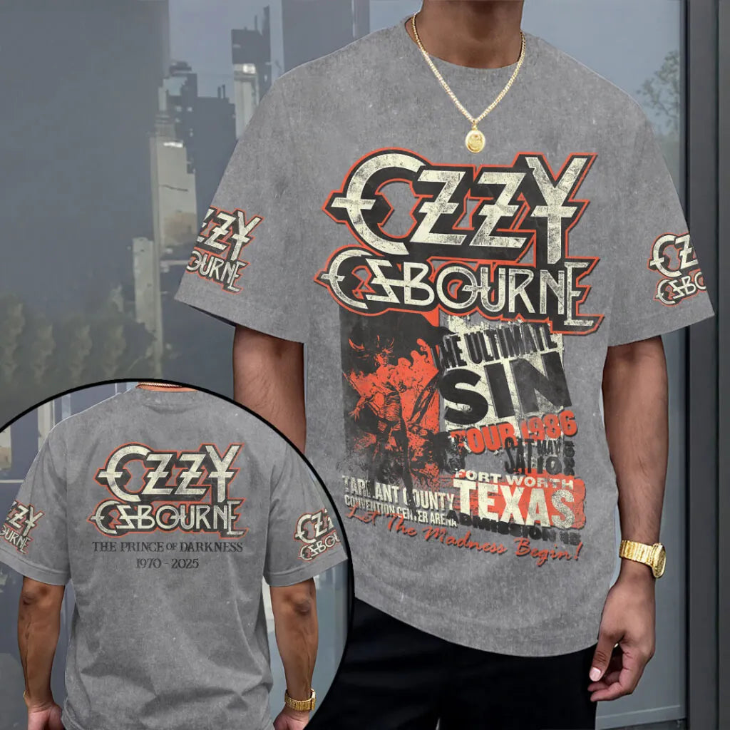 LIMITED EDITION - NEW CUSTOMIZED BLACK SABBATH x OZZY OSBOURNE T-SHIRT, HOODIE, ZIP HOODIE