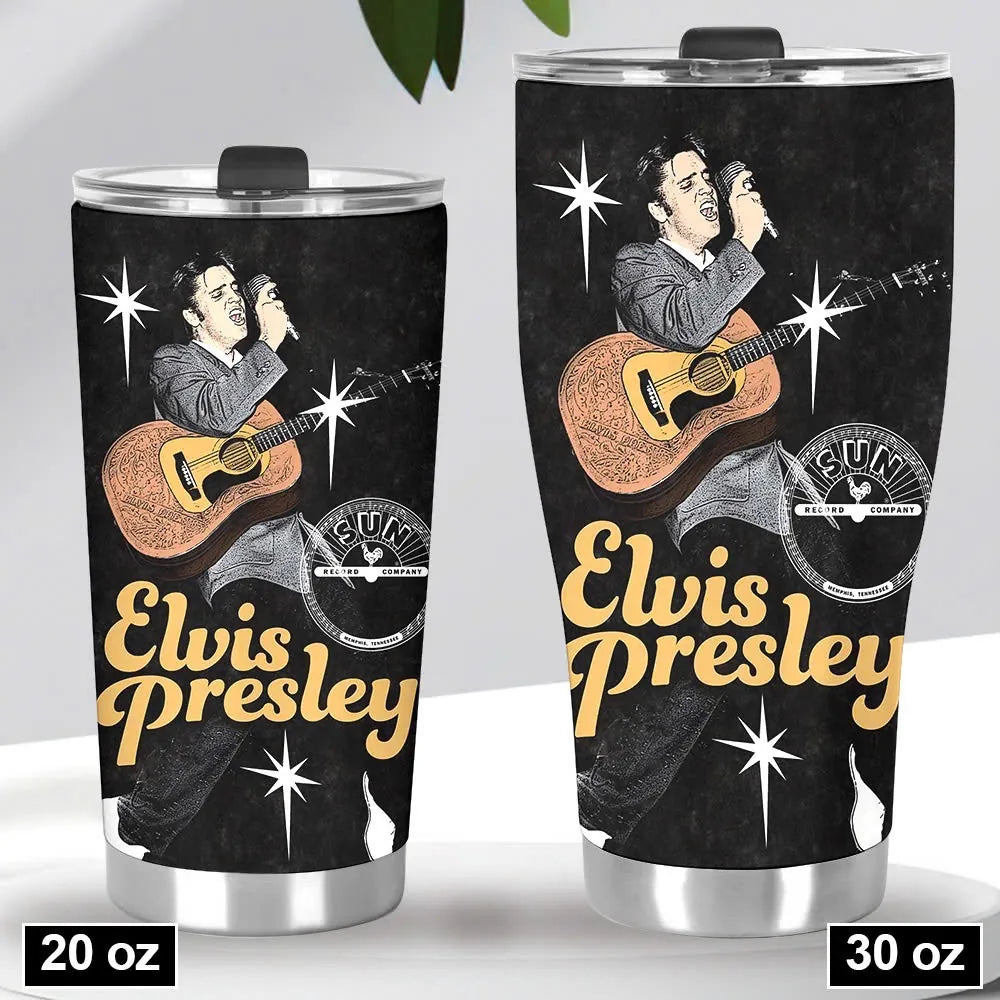 LIMITED EDITION - NEW CUSTOMIZED ELVIS PRESLEY TUMBLER CUP