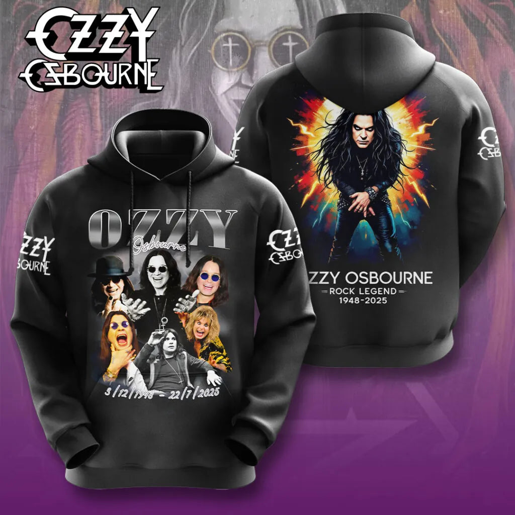 LIMITED EDITION - NEW CUSTOMIZED BLACK SABBATH x OZZY OSBOURNE T-SHIRT, HOODIE, ZIP HOODIE