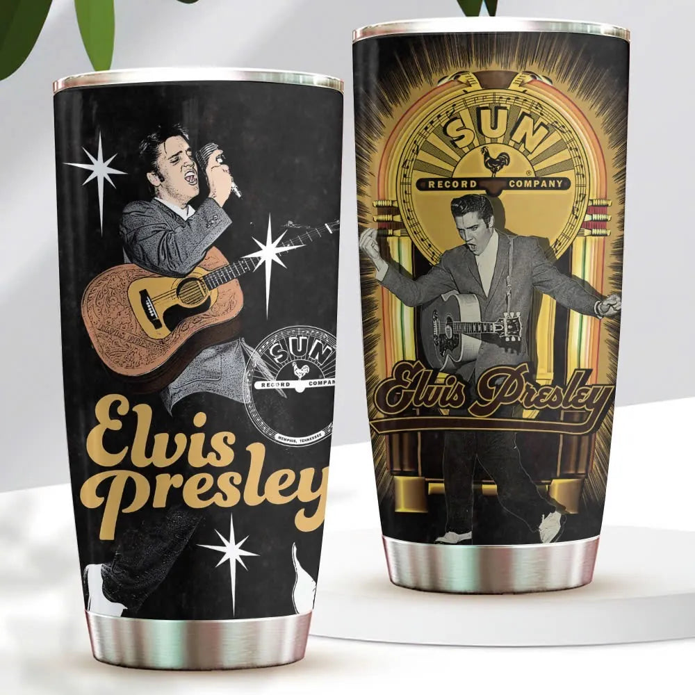 LIMITED EDITION - NEW CUSTOMIZED ELVIS PRESLEY TUMBLER CUP
