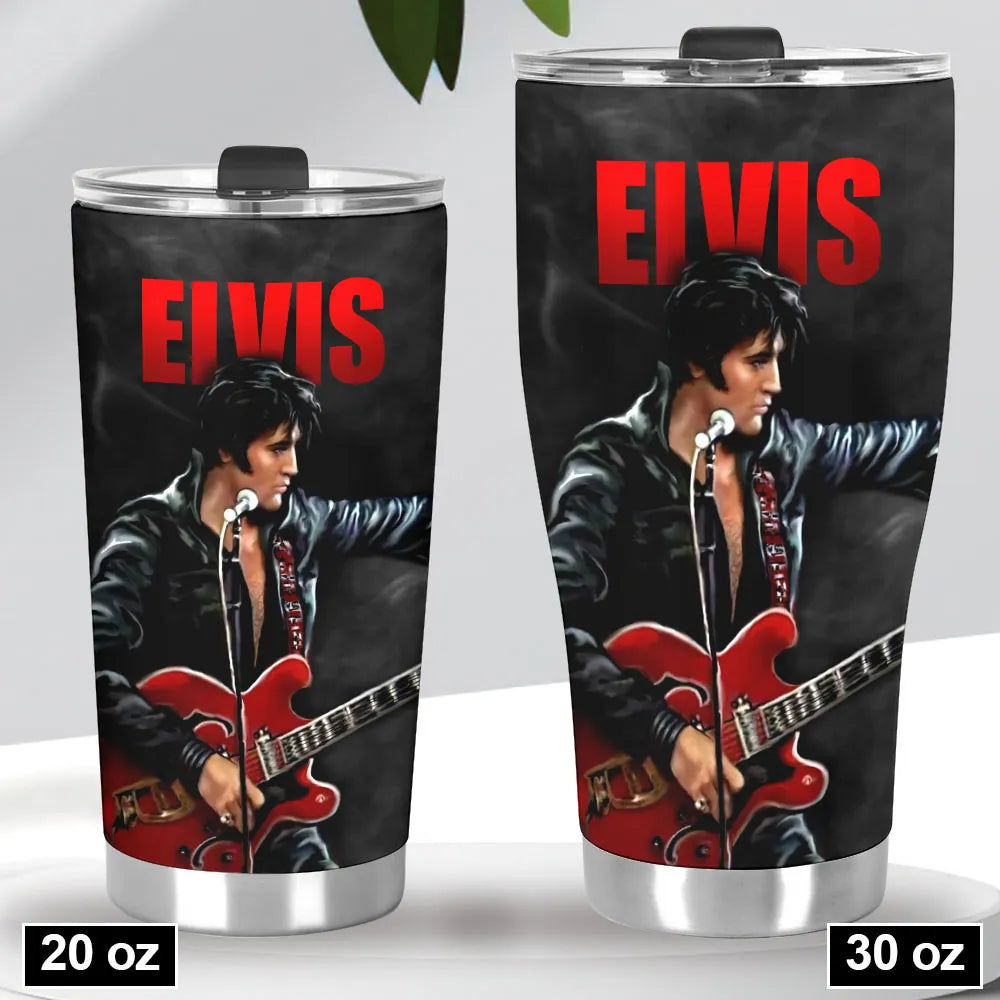 LIMITED EDITION - NEW CUSTOMIZED ELVIS PRESLEY TUMBLER CUP