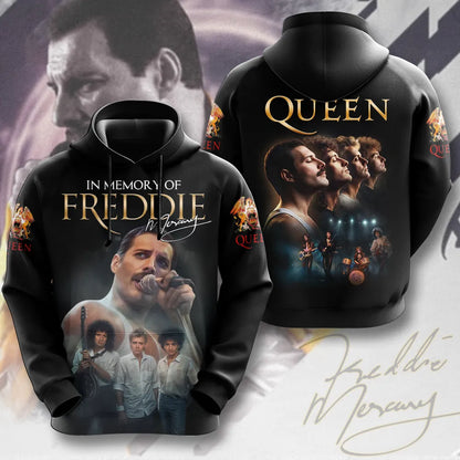 LIMITED EDITION - NEW CUSTOMIZED FREDDIE MERCURY T-SHIRT, HOODIE, ZIP HOODIE