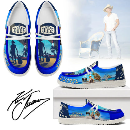 LIMITED EDITION - NEW CUSTOMIZED KENNY CHESNEY LOAFER SHOES