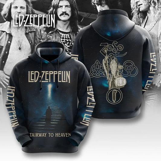 LIMITED EDITION - NEW CUSTOMIZED LED ZEPPELIN T-SHIRT, HOODIE, ZIP HOODIE