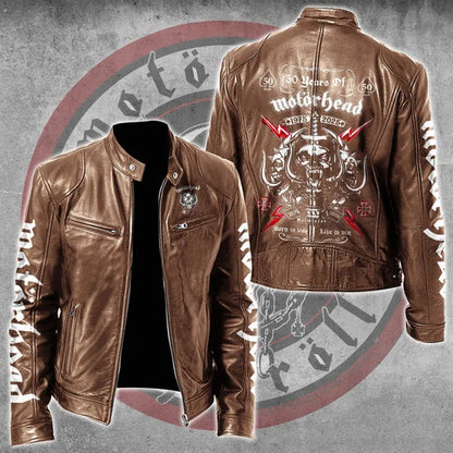 LIMITED EDITION - NEW CUSTOMIZED MOTÖRHEAD MOTORCYCLE LEATHER JACKET