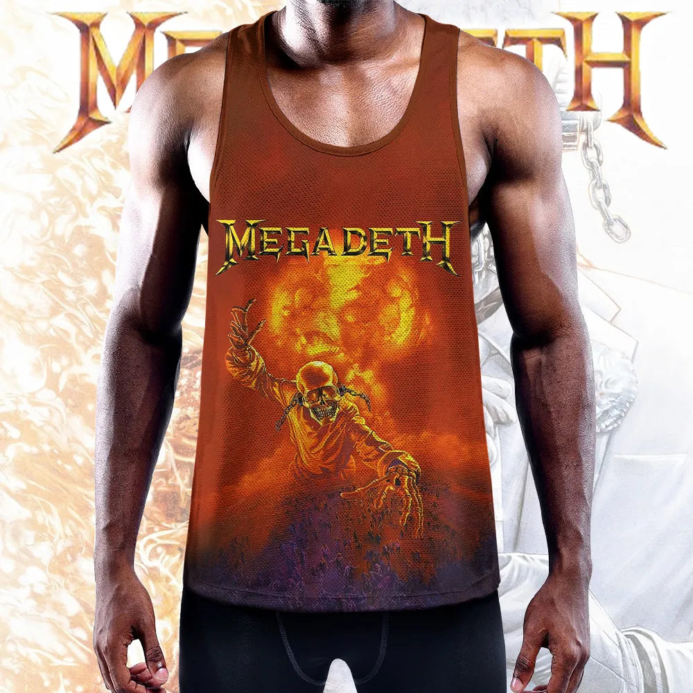 LIMITED EDITION - NEW CUSTOMIZED MEGADETH UNISEX TANK TOP
