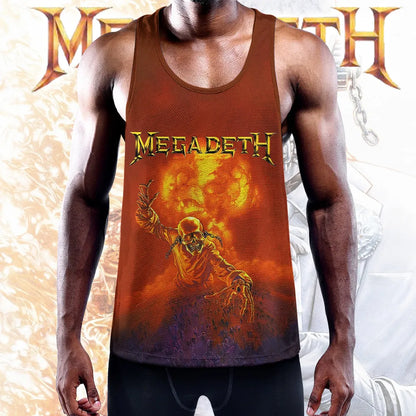 LIMITED EDITION - NEW CUSTOMIZED MEGADETH UNISEX TANK TOP