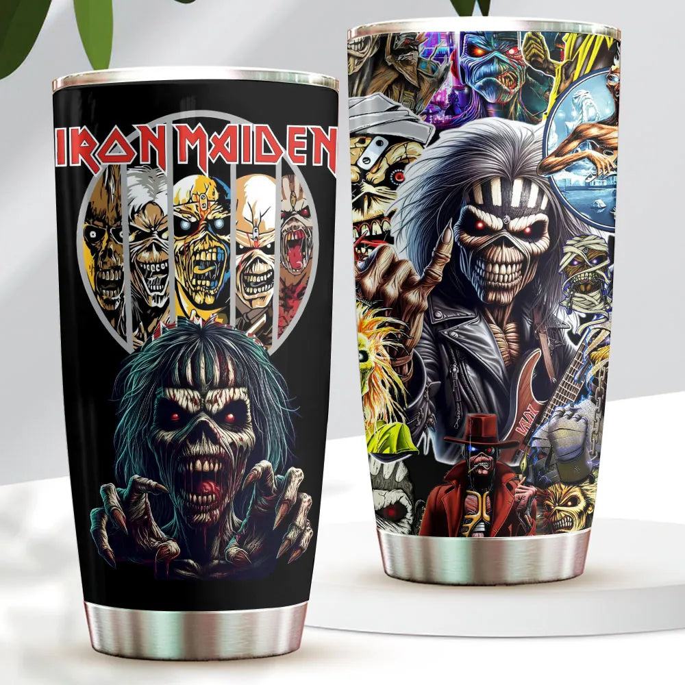 LIMITED EDITION - NEW CUSTOMIZED IRON MAIDEN TUMBLER CUP