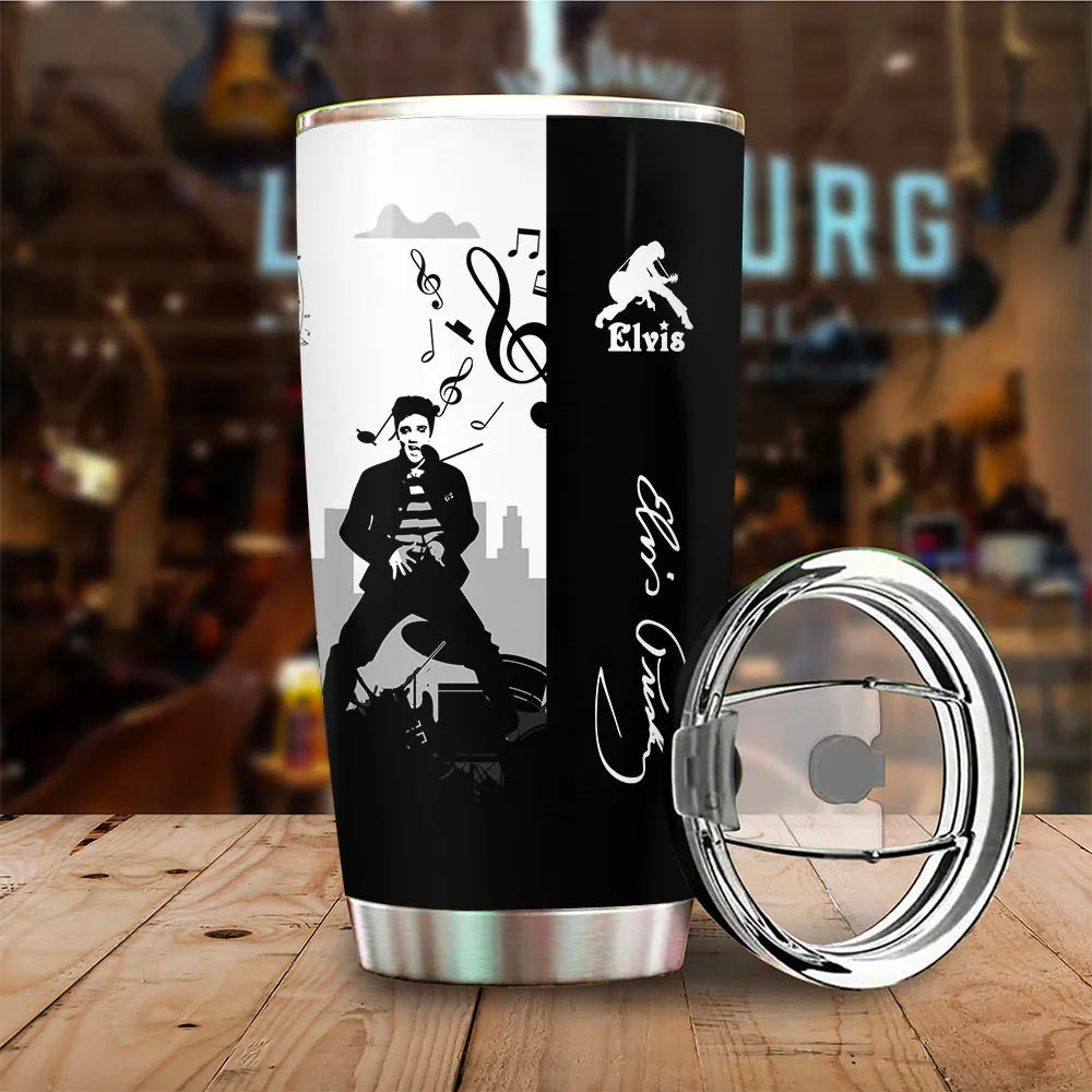 LIMITED EDITION - NEW CUSTOMIZED ELVIS PRESLEY TUMBLER CUP