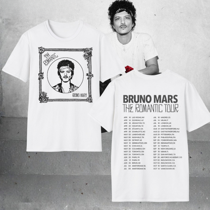LIMITED EDITION - NEW CUSTOMIZED BRUNO MARS T-SHIRT | MULTIPLE COLORS AVAILABLE