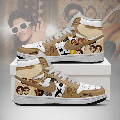 LIMITED EDITION - NEW CUSTOMIZED BRUNO MARS AIR JORDAN SHOES
