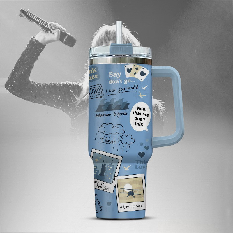 LIMITED EDITION - NEW CUSTOMIZED TAYLOR SWIFT 40 Oz TUMBLER