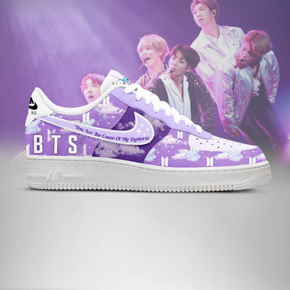 LIMITED EDITION - BTS COMEBACK WORLD TOUR AF1 SHOES