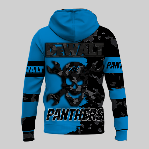 LIMITED EDITION - NEW CUSTOMIZED NFL23 CLP CAROLINA PANTHERS DEWALT UNISEX T-SHIRT, POLO, HOODIE & JACKETS