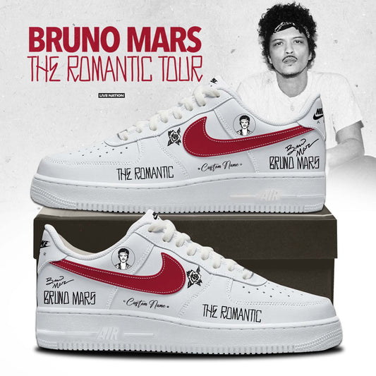 LIMITED EDITION - NEW CUSTOMIZED BRUNO MARS AF1 SHOES