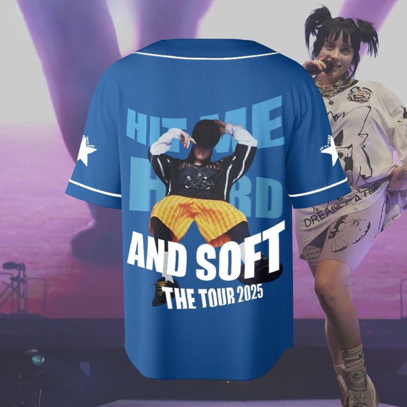 LIMITED EDITION - NEW CUSTOMIZED BILLIE EILISH BASEBALL JERSEY