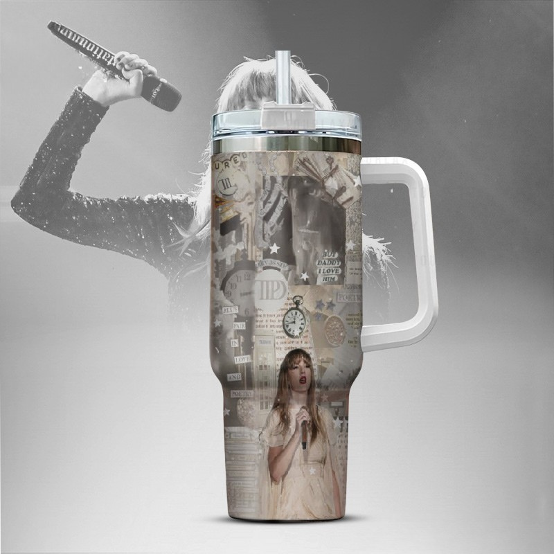 LIMITED EDITION - NEW CUSTOMIZED TAYLOR SWIFT 40 Oz TUMBLER