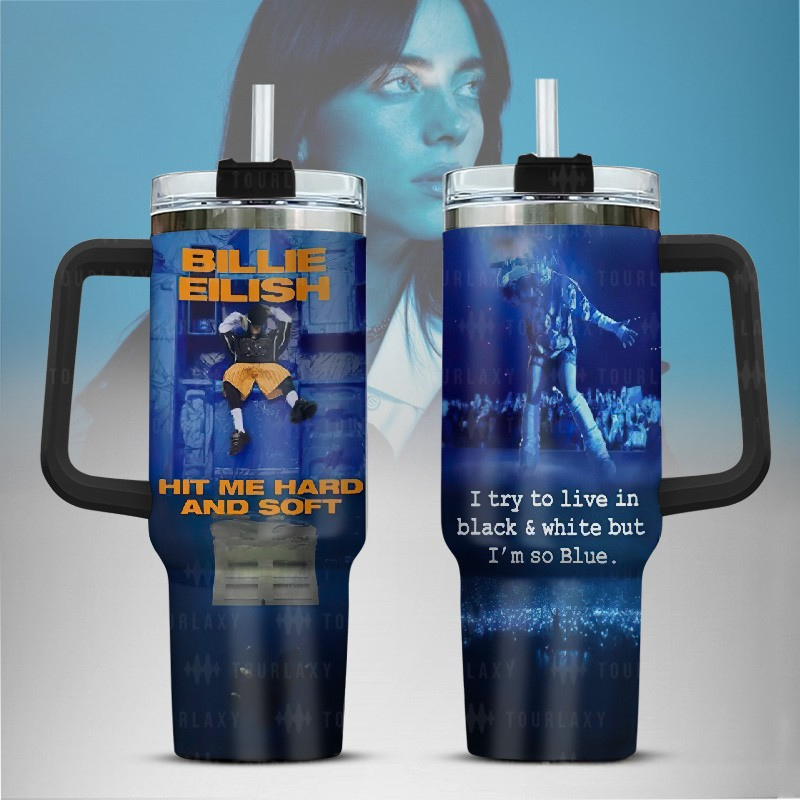 LIMITED EDITION - NEW CUSTOMIZED BILLIE EILISH TUMBLER CUP