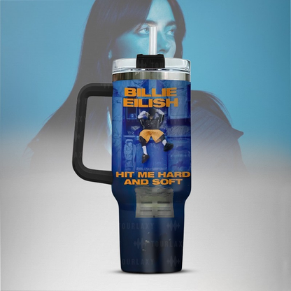 LIMITED EDITION - NEW CUSTOMIZED BILLIE EILISH TUMBLER CUP