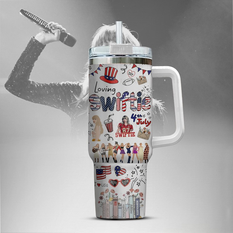 LIMITED EDITION - NEW CUSTOMIZED TAYLOR SWIFT 40 Oz TUMBLER