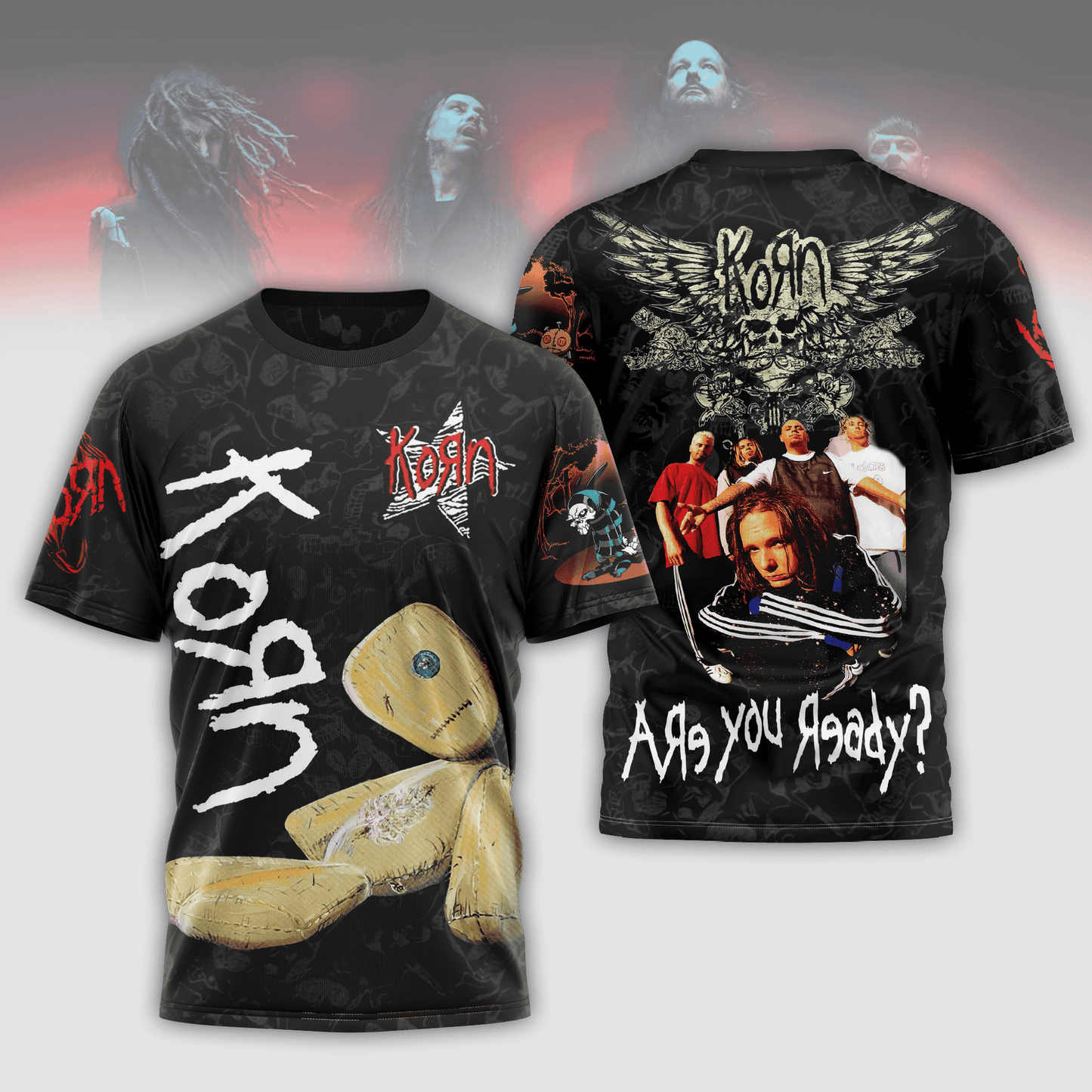 LIMITED EDITION - NEW CUSTOMIZED KORN T-SHIRT, HOODIE, ZIP HOODIE
