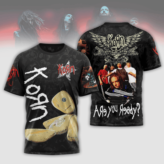 LIMITED EDITION - NEW CUSTOMIZED KORN T-SHIRT, HOODIE, ZIP HOODIE