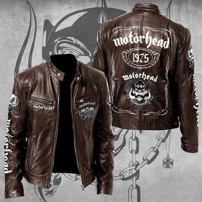 LIMITED EDITION - NEW CUSTOMIZED MOTÖRHEAD MOTORCYCLE LEATHER JACKET