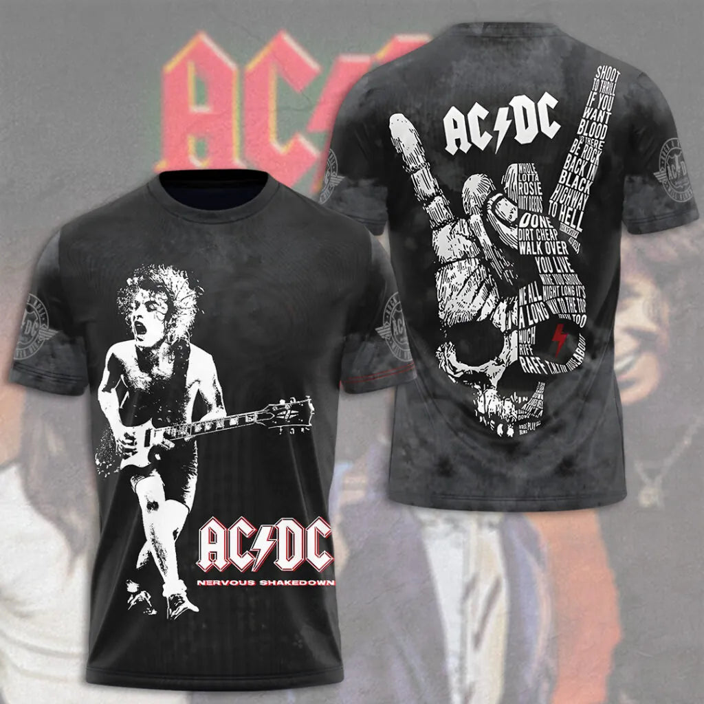 LIMITED EDITION - NEW CUSTOMIZED AC/DC T-SHIRT, HOODIE, ZIP HOODIE