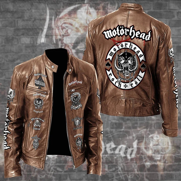 LIMITED EDITION - NEW CUSTOMIZED MOTÖRHEAD MOTORCYCLE LEATHER JACKET