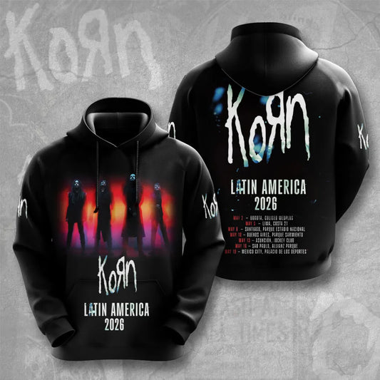 LIMITED EDITION - NEW CUSTOMIZED KORN T-SHIRT, HOODIE, ZIP HOODIE