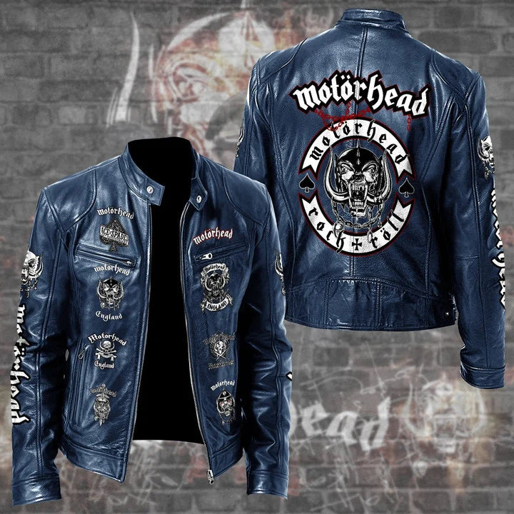 LIMITED EDITION - NEW CUSTOMIZED MOTÖRHEAD MOTORCYCLE LEATHER JACKET