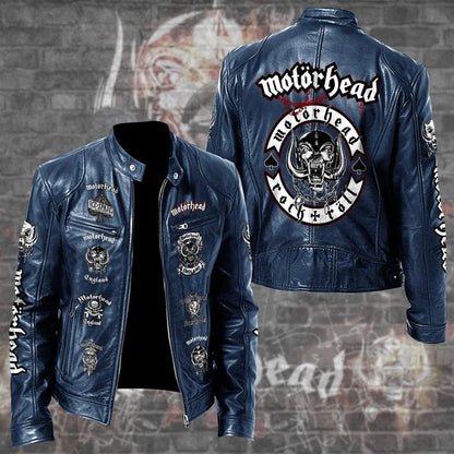 LIMITED EDITION - NEW CUSTOMIZED MOTÖRHEAD MOTORCYCLE LEATHER JACKET