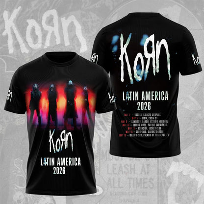 LIMITED EDITION - NEW CUSTOMIZED KORN T-SHIRT, HOODIE, ZIP HOODIE