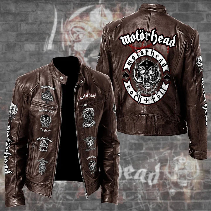 LIMITED EDITION - NEW CUSTOMIZED MOTÖRHEAD MOTORCYCLE LEATHER JACKET