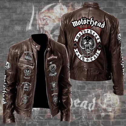 LIMITED EDITION - NEW CUSTOMIZED MOTÖRHEAD MOTORCYCLE LEATHER JACKET